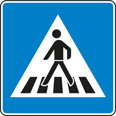 02B Fußgängerüberweg