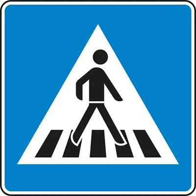 02B Fußgängerüberweg